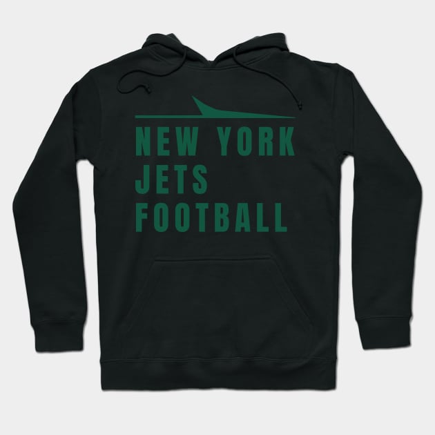 New York Jets Football 80s Hoodie by Sleepless in NY